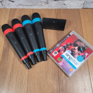 Singstar game with 4 Wireless Microphones (PS2/3) Includes Receiver & Game