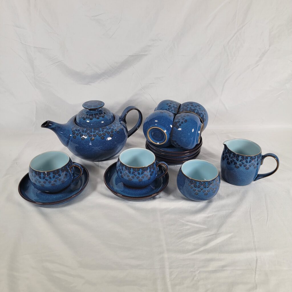 Denby Midnight Tea Set