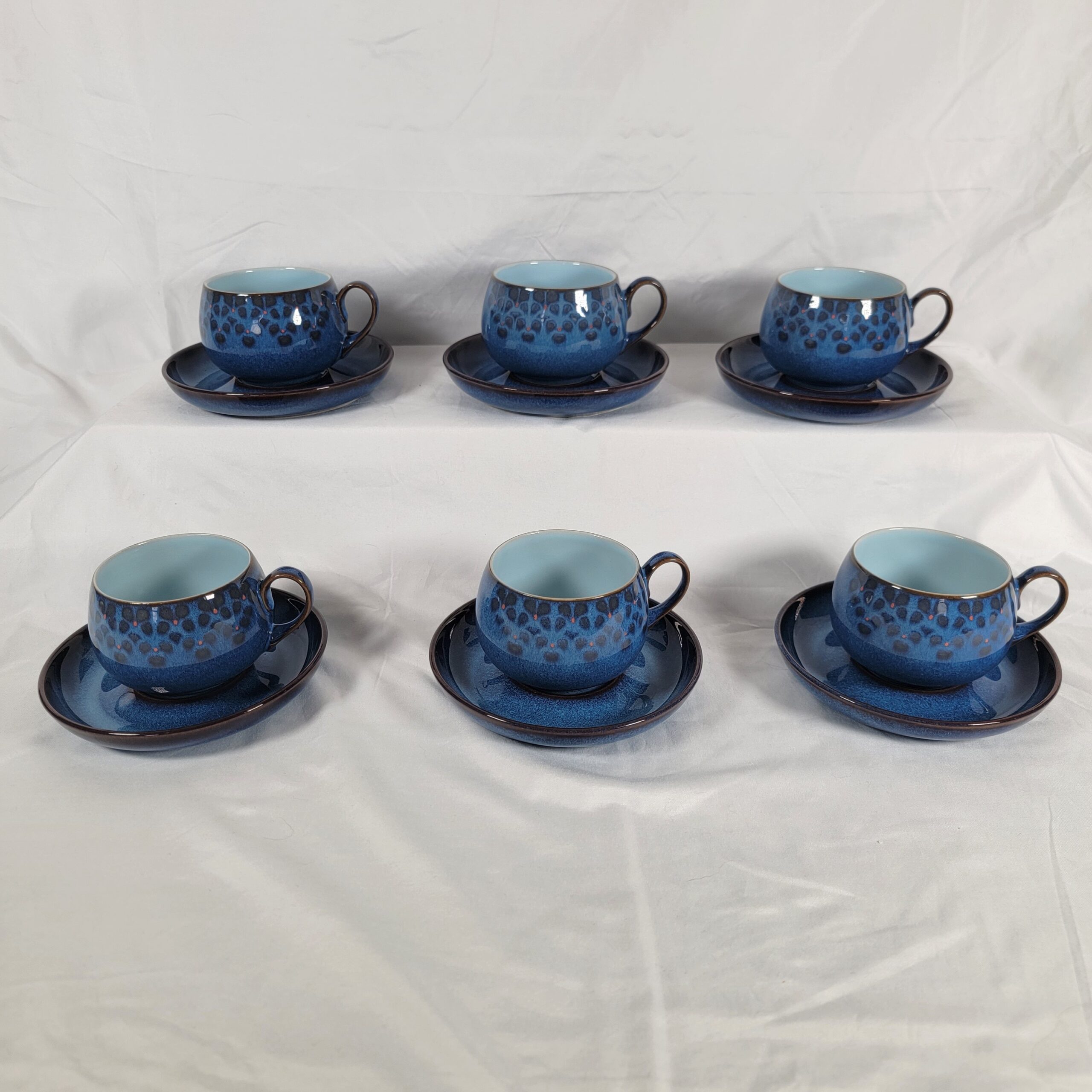 Denby Midnight Blue Tea Set For 6 Denby Midnight Blue Tea Set For 6 - Image 2