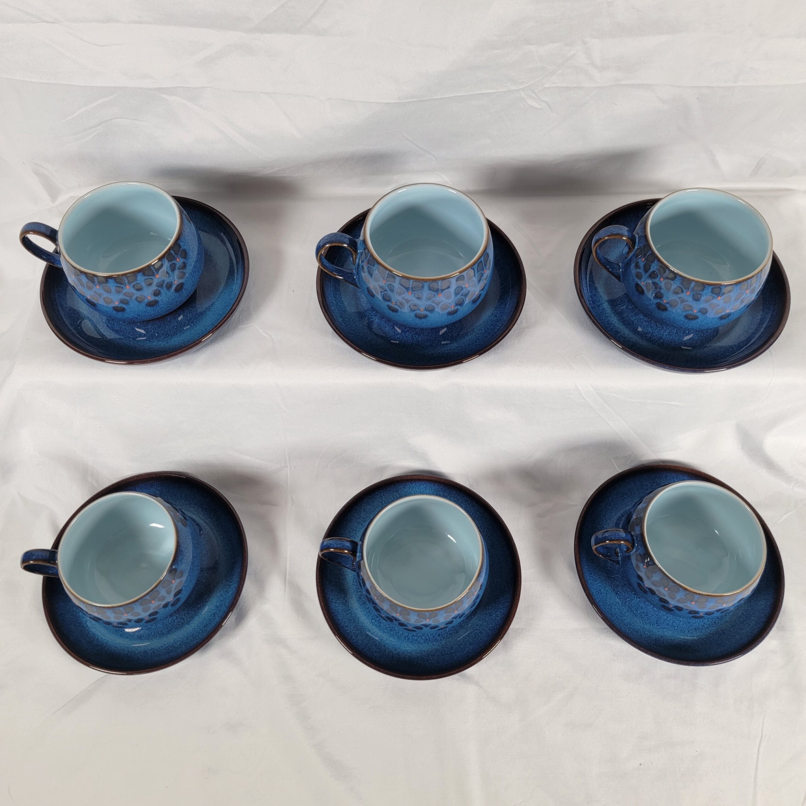 Denby Midnight Blue Tea Set For 6 Denby Midnight Blue Tea Set For 6 - Image 4