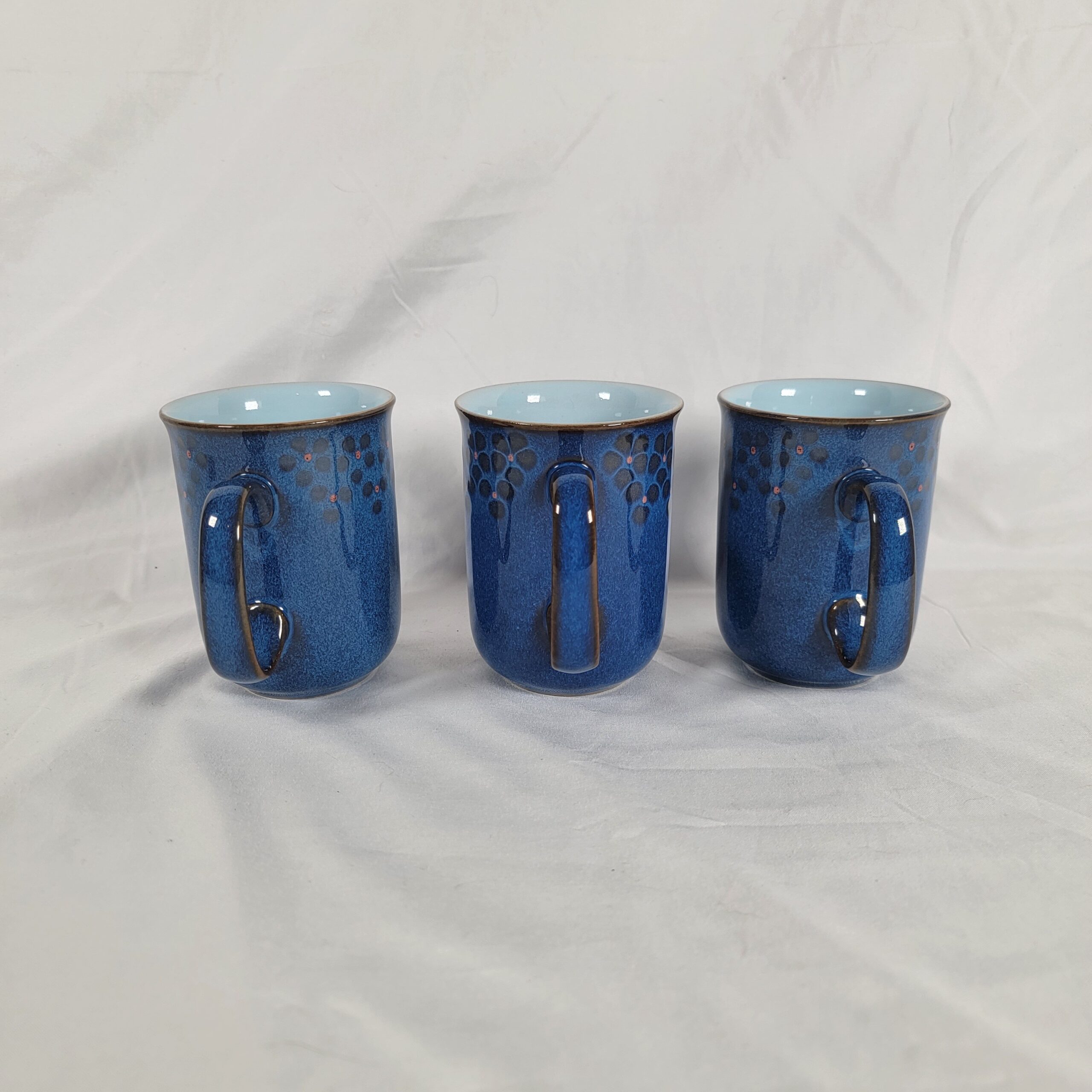 3 Denby Midnight Blue Mugs 3 Denby Midnight Blue Mugs - Image 4