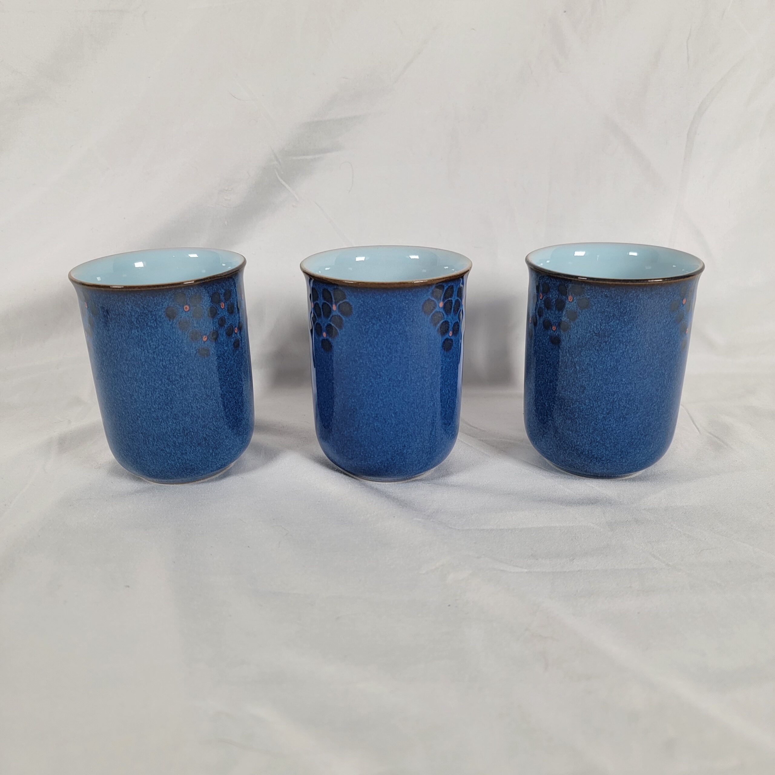 3 Denby Midnight Blue Mugs 3 Denby Midnight Blue Mugs - Image 6