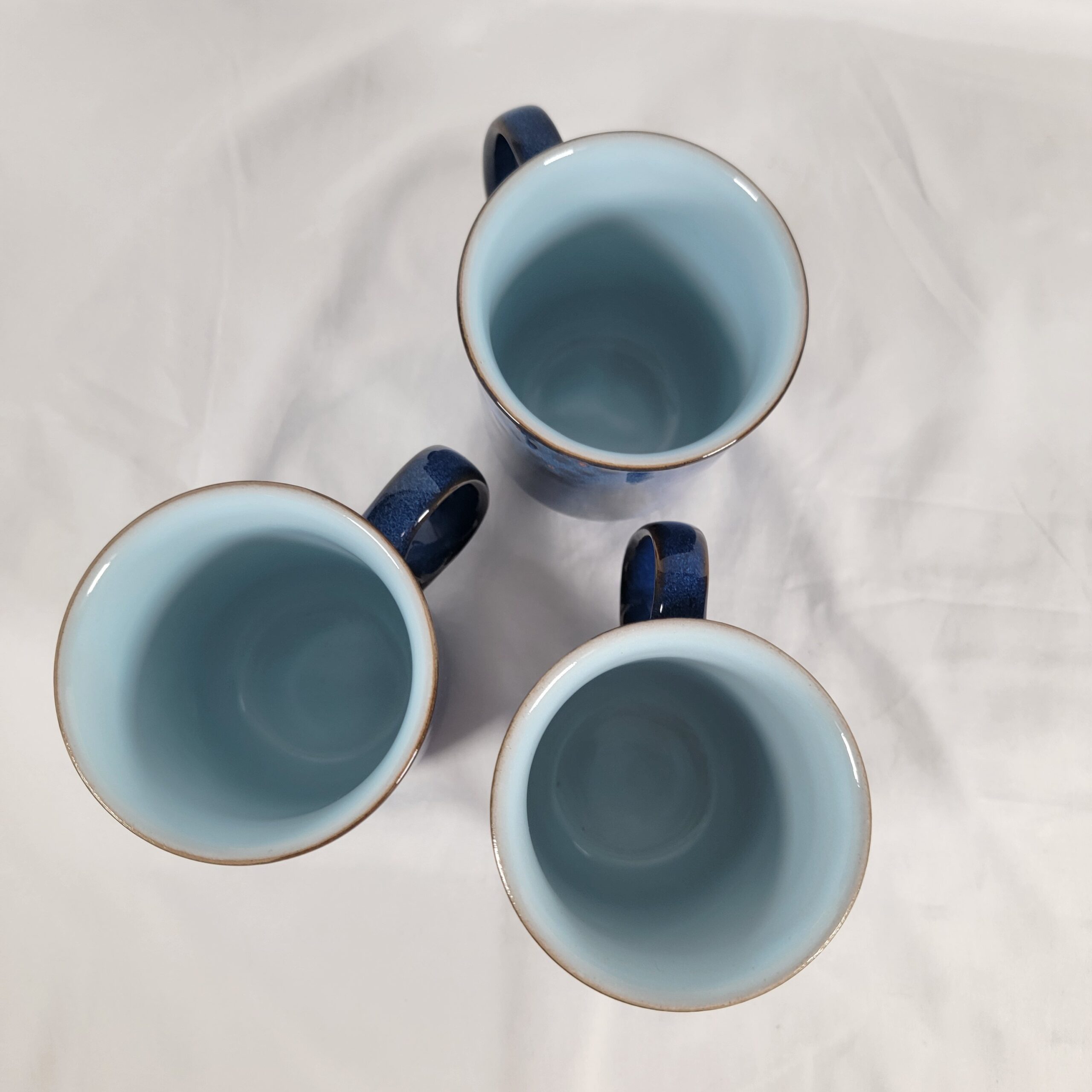 3 Denby Midnight Blue Mugs 3 Denby Midnight Blue Mugs - Image 7