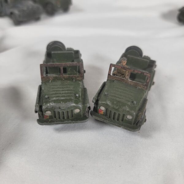 Dinky Military Army Collection of Diecast Lorries, Trucks, Vans, and Tanks - Image 7